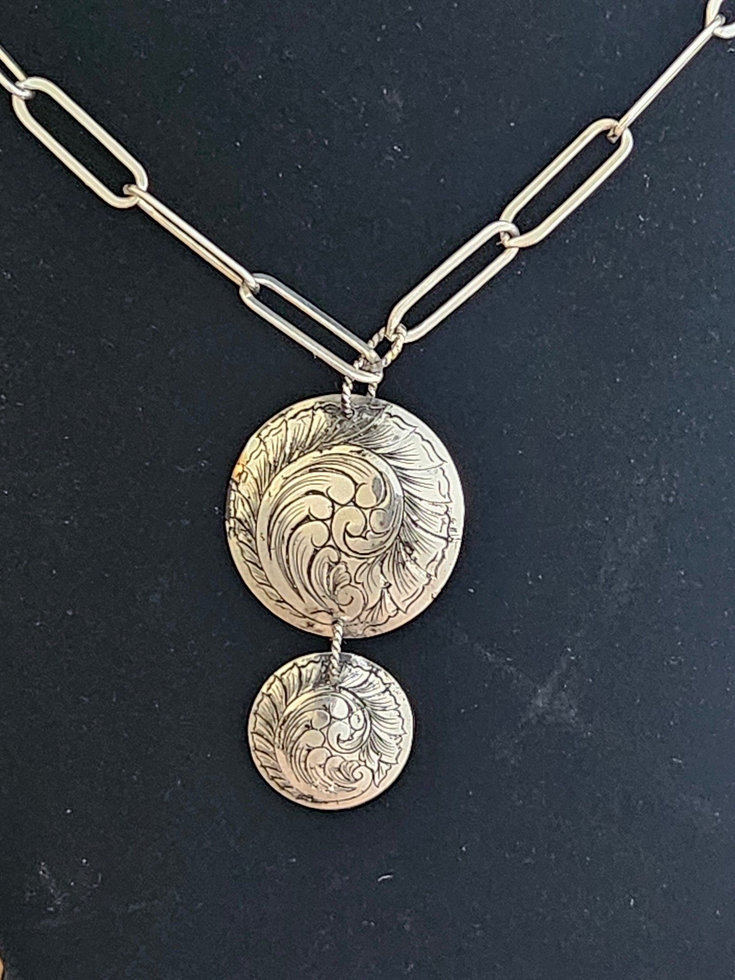 Sterling Concho Set