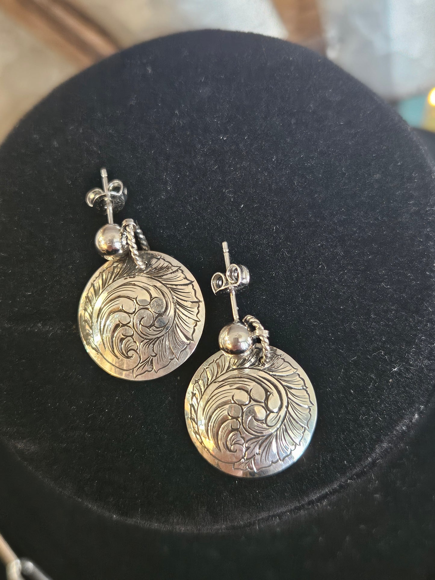 Sterling Concho Set