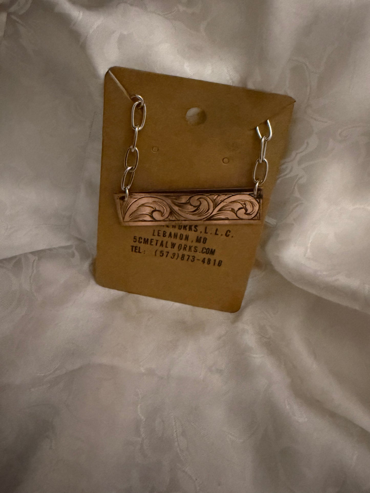 Rodeo Darling Bar Necklace--Copper Edition