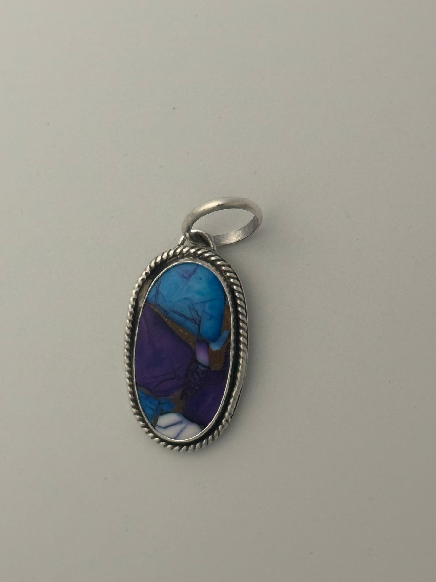 Purple Dahlia Pendant