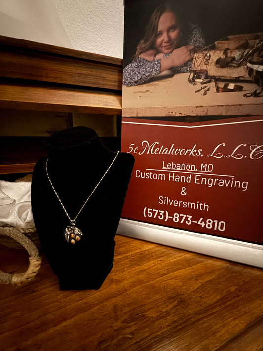 Multi-Stone Spiny Oyster Floral Necklace