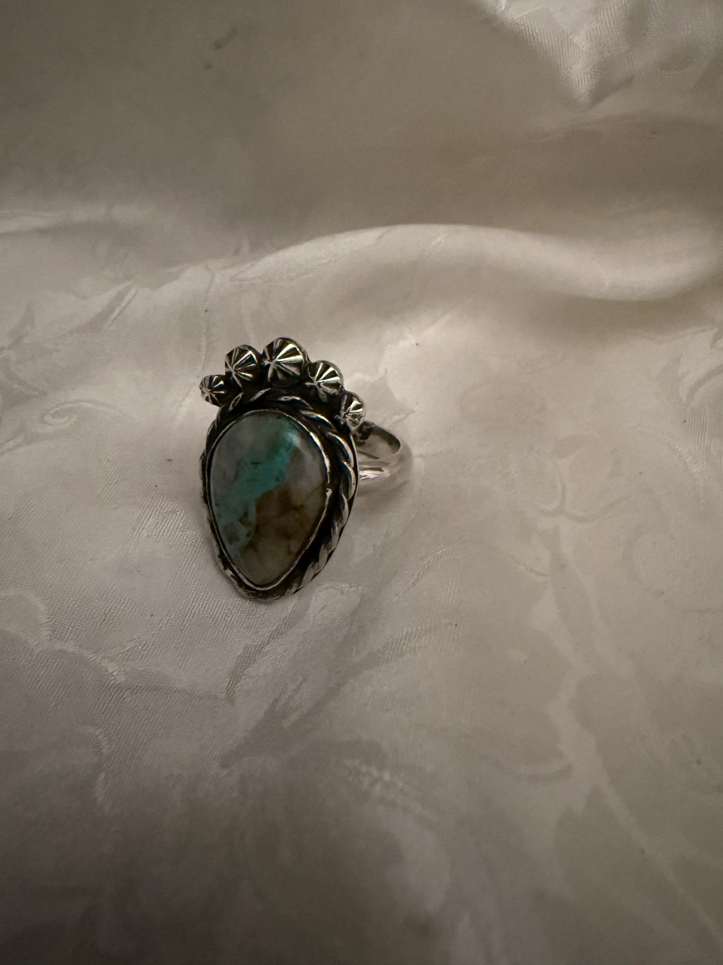 Royston Ribbon Ring with Shot Embellishment