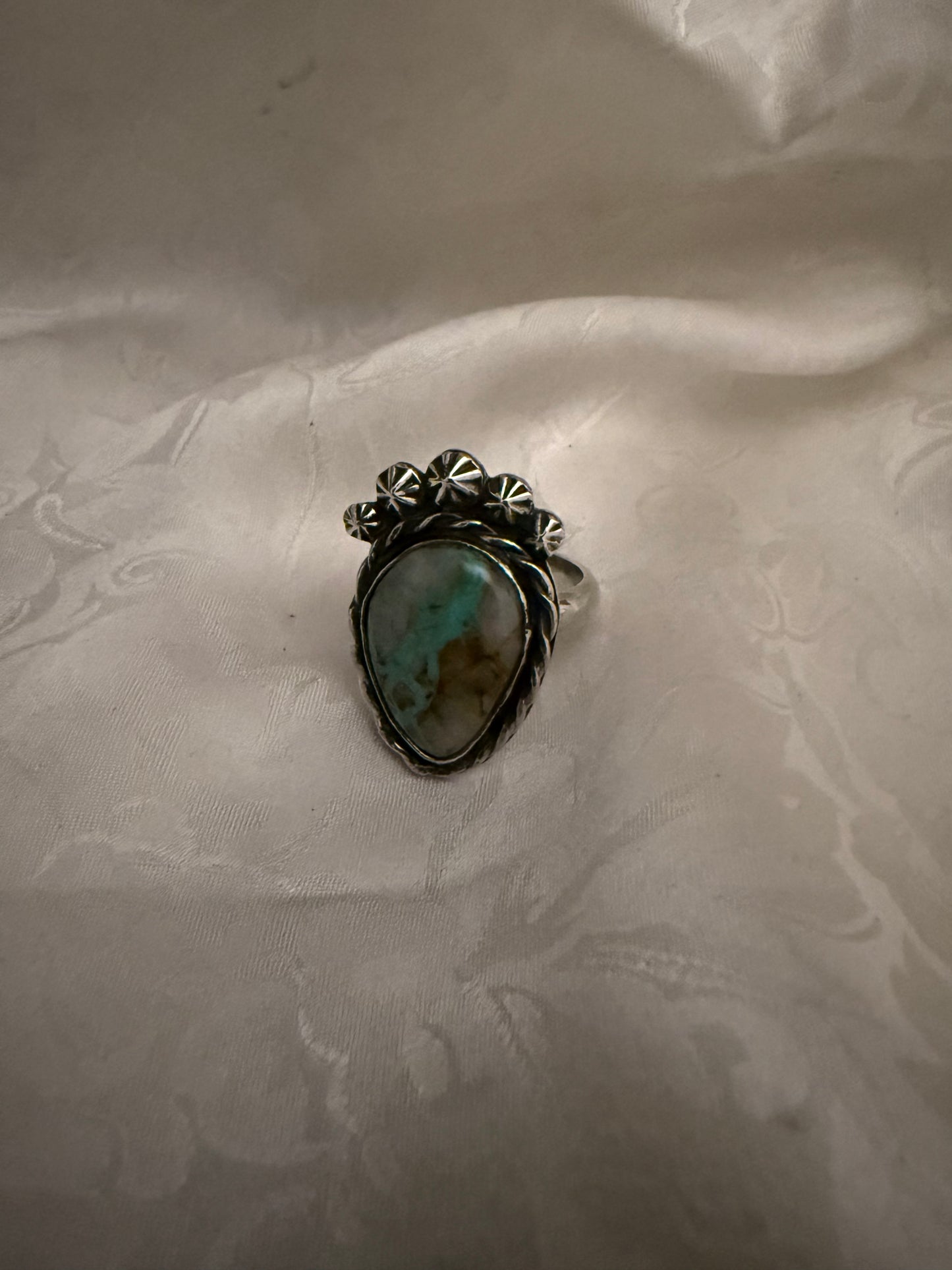 Royston Ribbon Ring with Shot Embellishment