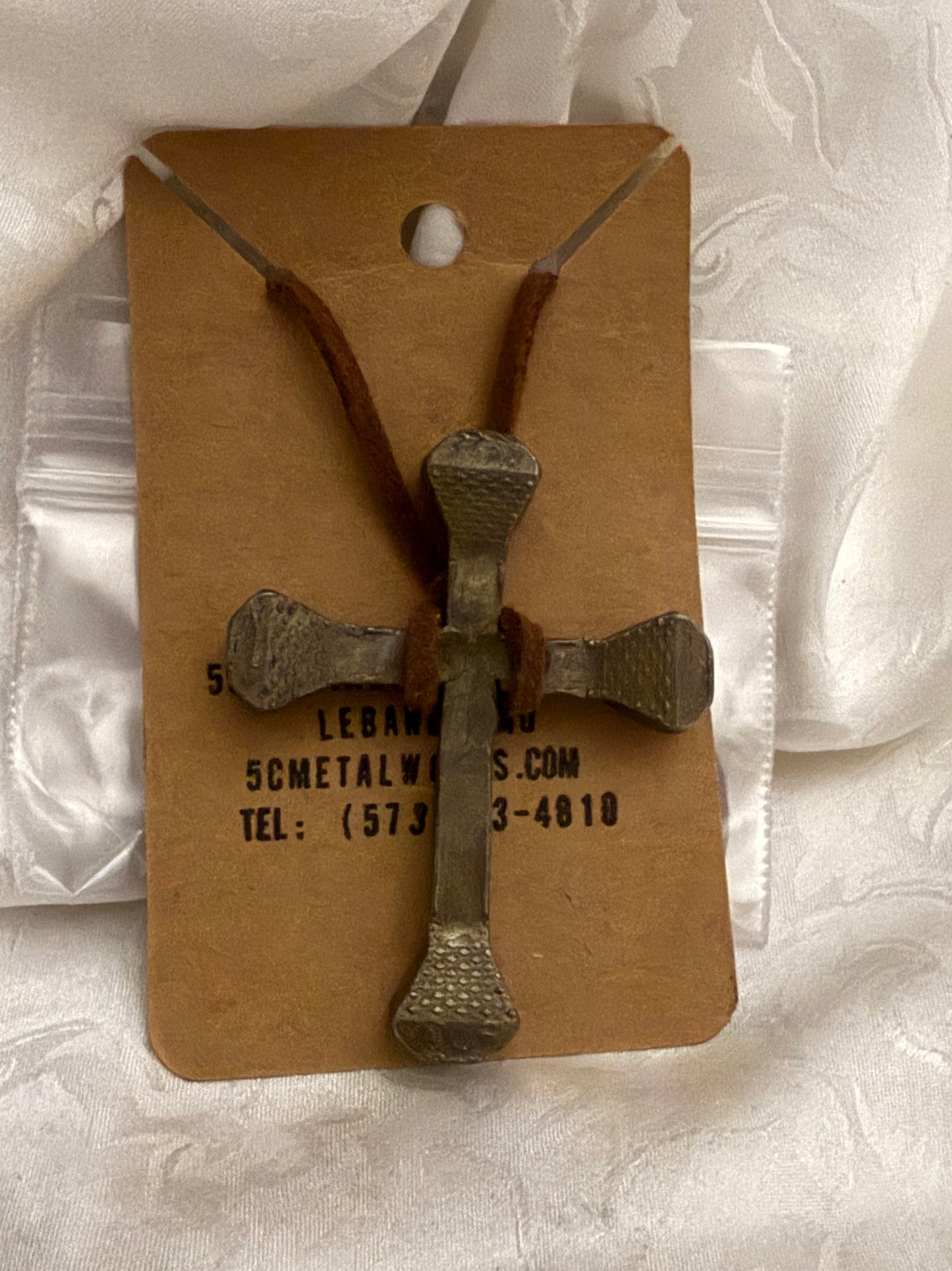 Horseshoe Nail Cross—Plain