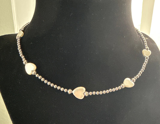 Delicate Silver & Mother-of-Pearl Strand