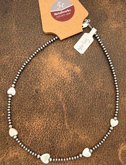 Delicate Silver & Mother-of-Pearl Strand