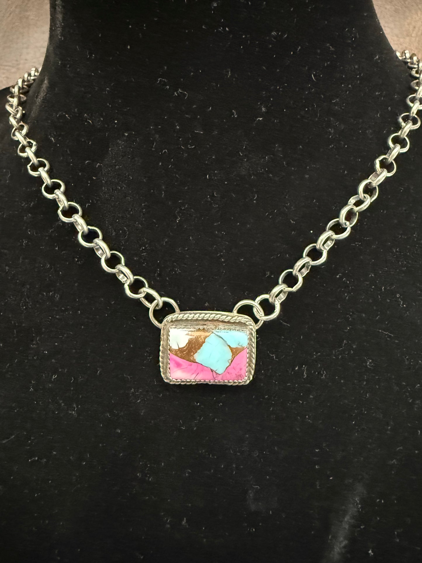 Cotton Candy Mini Bar Necklace