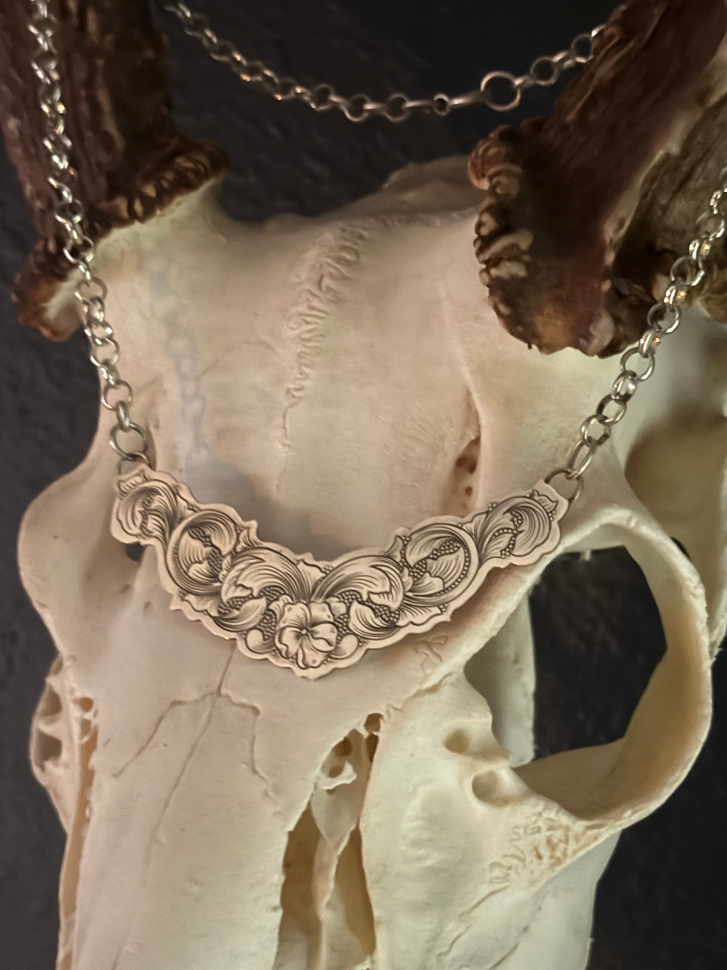 Engraved Collar Necklace