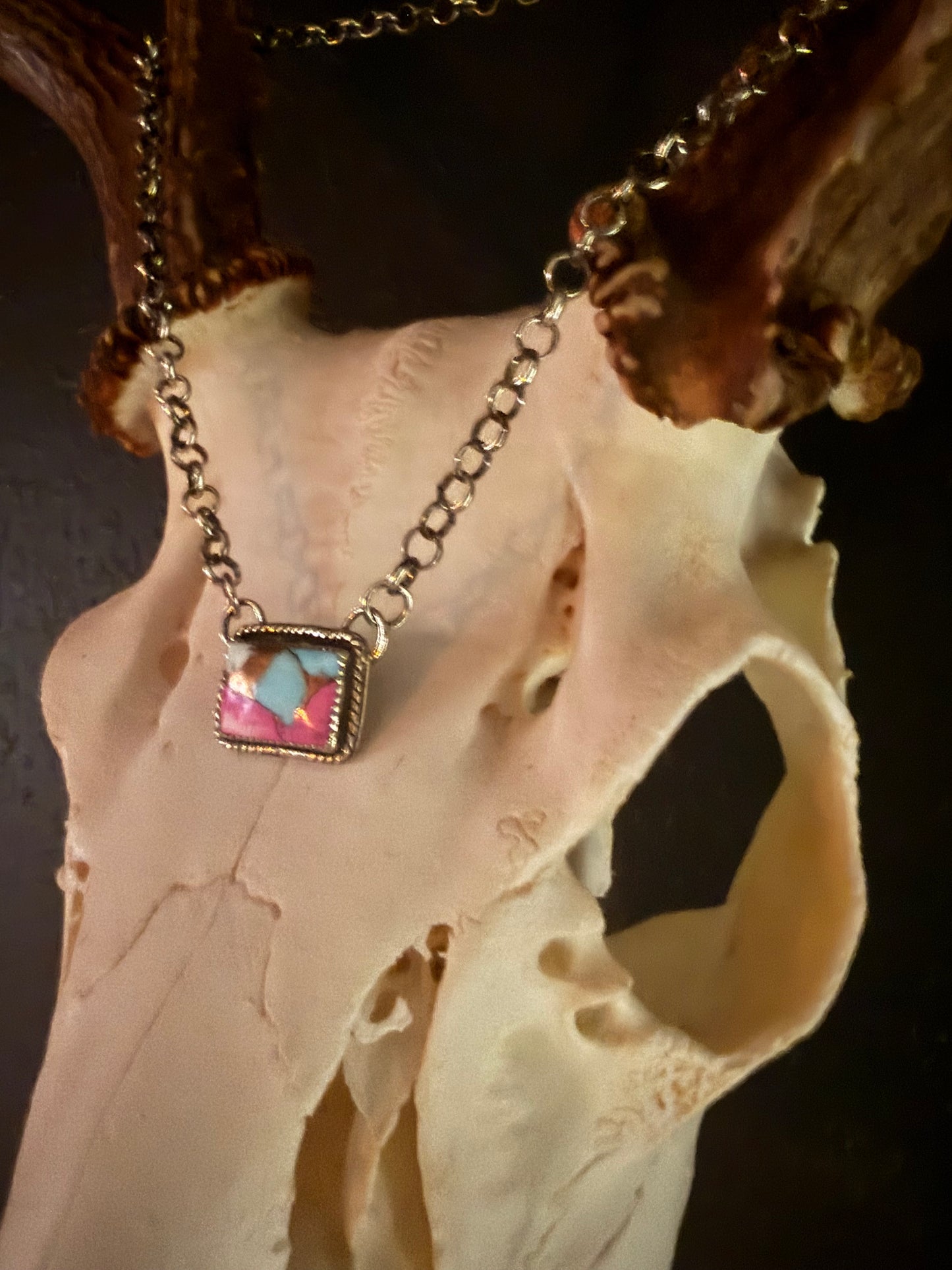 Cotton Candy Mini Bar Necklace