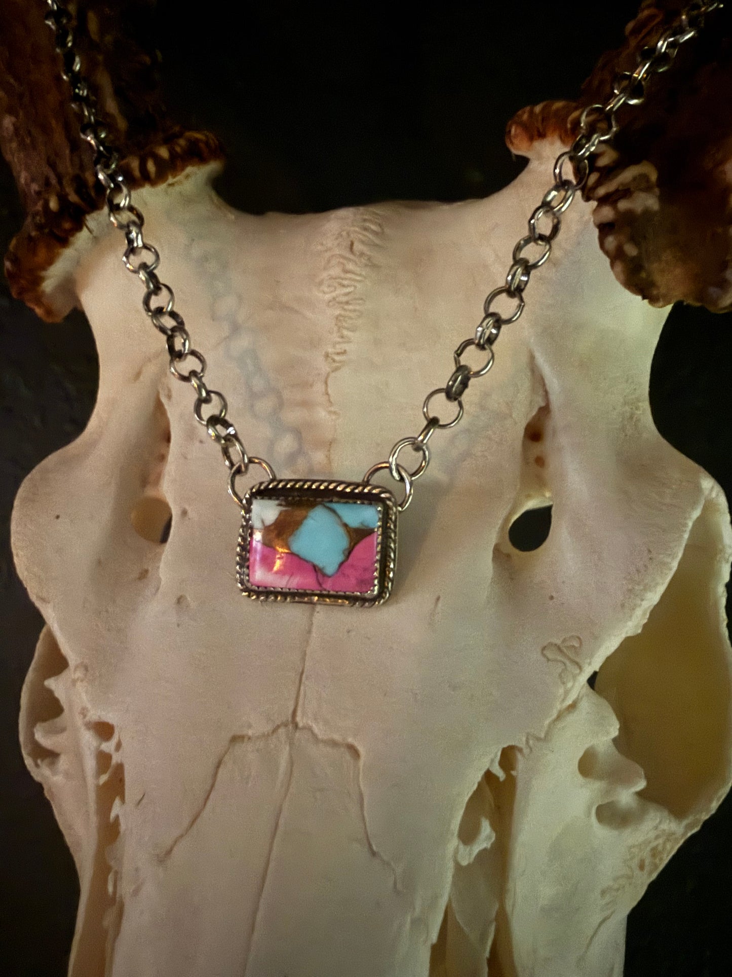 Cotton Candy Mini Bar Necklace