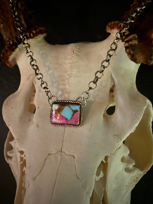 Cotton Candy Mini Bar Necklace
