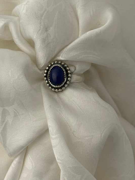Lapis Lazuli Ring—Adjustable