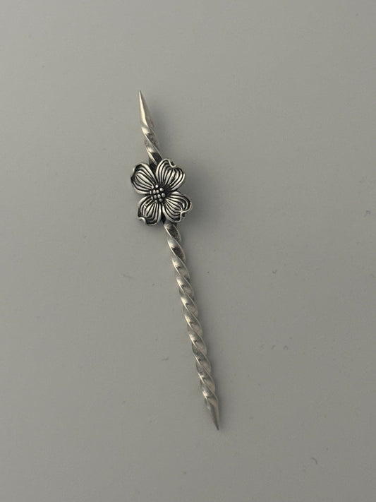 Sterling Silver Buckaroo Hat Picks – Dogwood Blossom